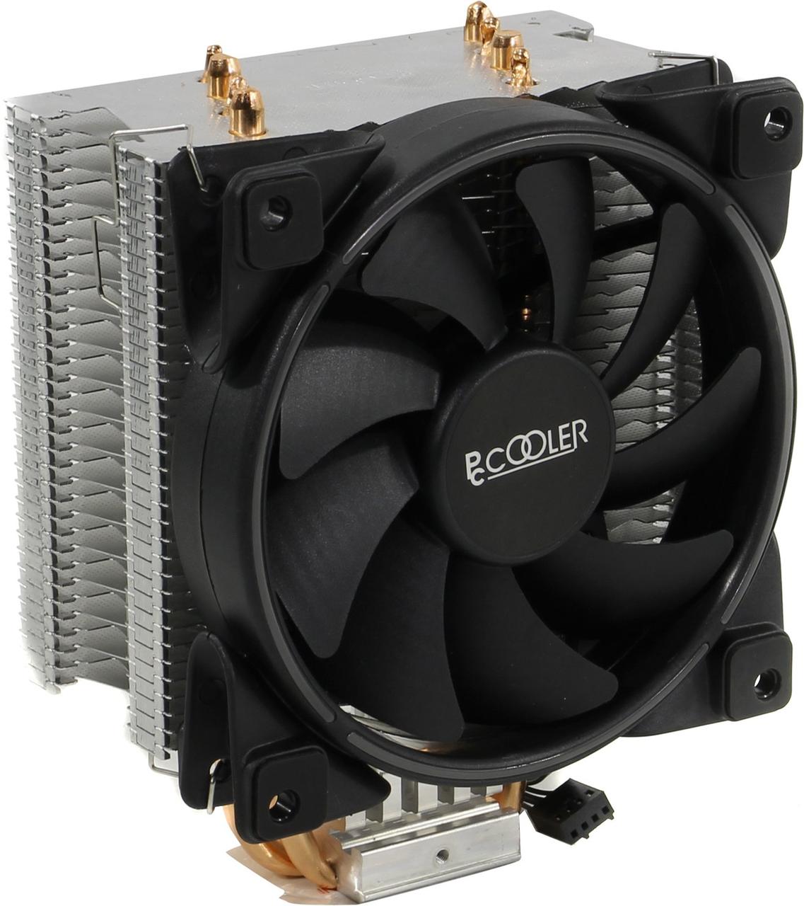 PCCooler GI-X4R V2 Cooler (4пин, 1155/AM4-FM2, 26.5дБ, 1000-1800 об/мин, Al+тепл.трубки)