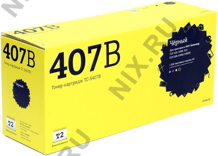 Картридж T2 TC-S407B Black для Samsung CLP-320/325, CLX-3185