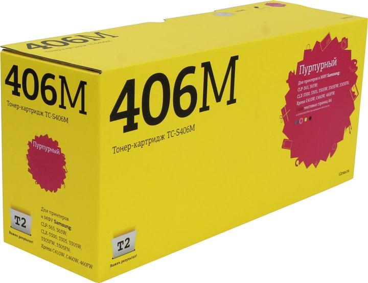 Картридж T2 TC-S406M Magenta для Samsung CLP-365/CLX-3300/3305/C410W/C460W