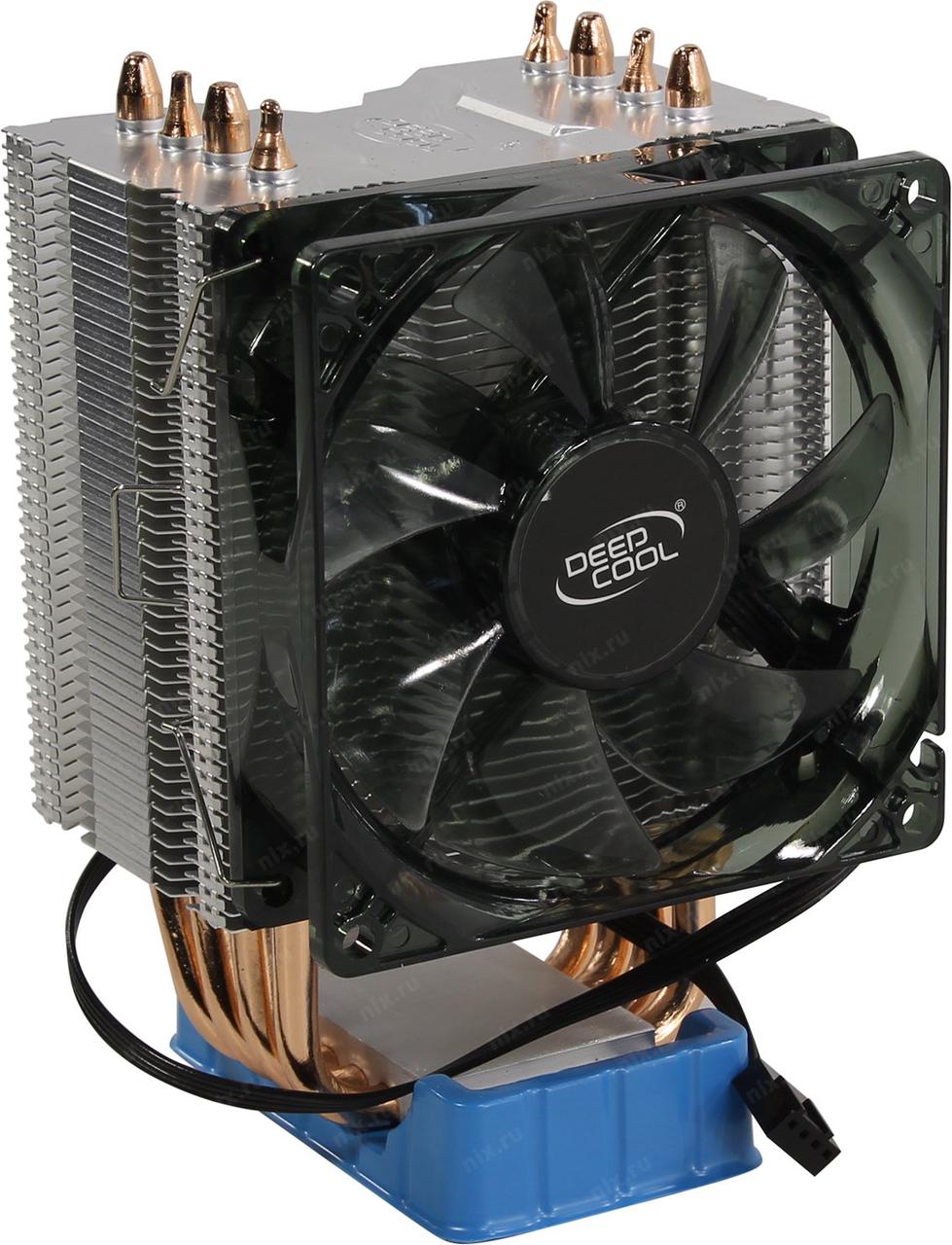 Deepcool DP-MCH4-GMX-C40P GAMMAXX C40 (4пин,1155/1366/2011/AM2/AM4/FM2,23.9дБ,500-2000об/мин,Al+тепл.трубки)