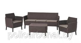 Комплект мебели Salemo 3-sofa set (Салемо), коричневый