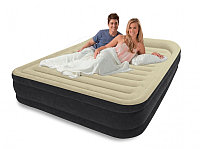 Надувная кровать со встроенным насосом 152х203х33 см, Comfort Queen, Intex 64404