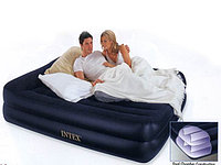 Надувная кровать со встроенным насосом 152х203х42 см, Queen, Intex 66702