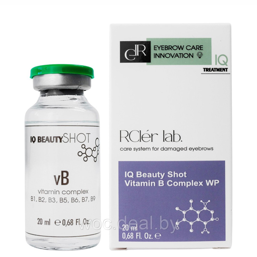 Royal Brow Комплексный уход за поврежденными бровями IQ Beauty Shot vB Vitamin Complex RCler Lab, 20 - фото 1 - id-p178593827