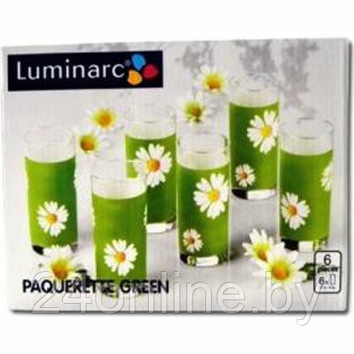 Набор стаканов Luminarc PAQUERETTE 0,27 л высокие G1970 - фото 1 - id-p4726174