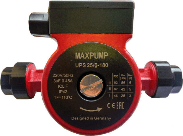 Насос Maxpump UPS 25/6-180 - фото 1 - id-p178601111