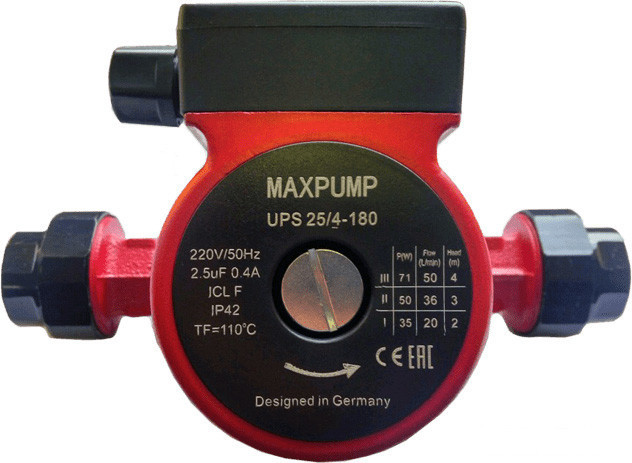 Насос Maxpump UPS 25/4-180 - фото 1 - id-p178601127