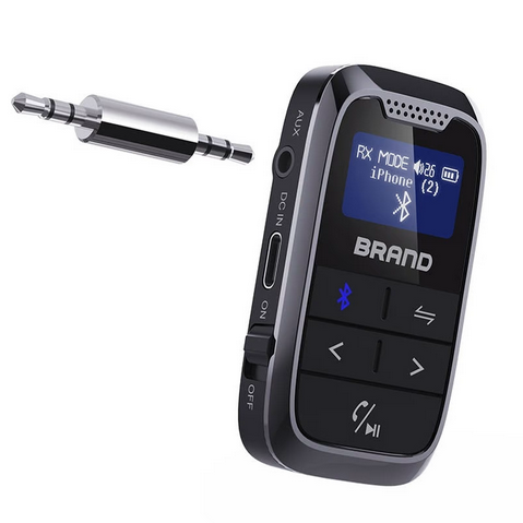 Bluetooth TX\RX адаптер Eplutus FB-18, v5.0, аккумулятор, дисплей (Блютуз приёмник\передатчик)
