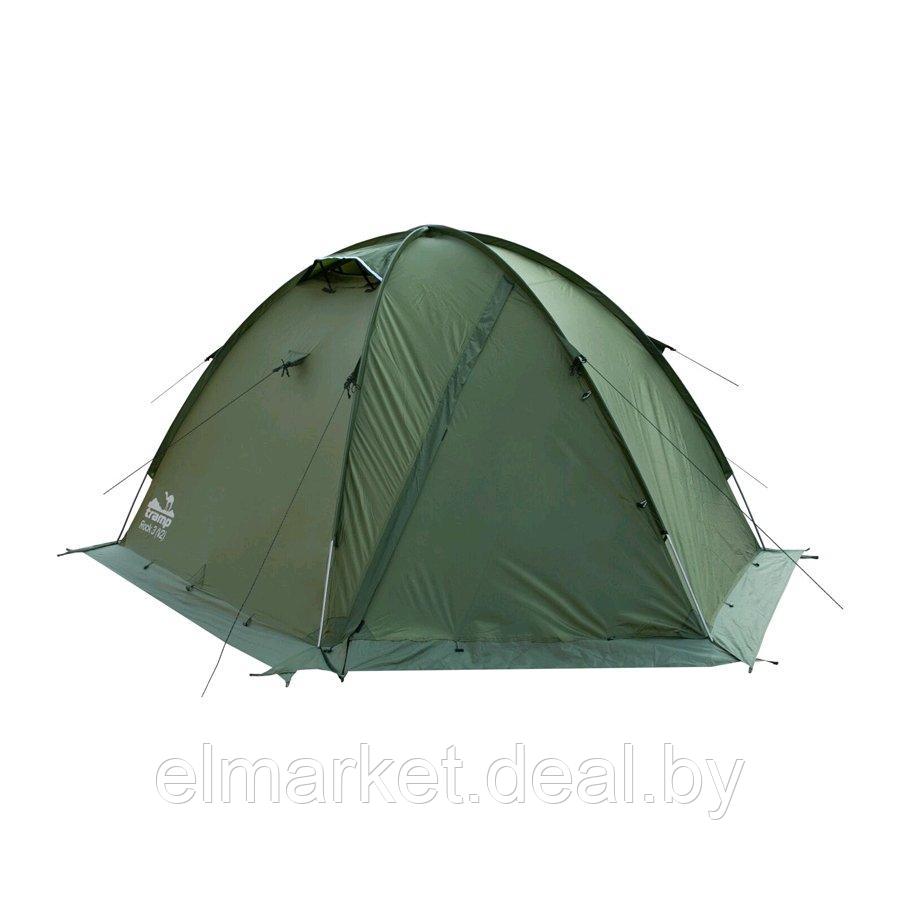 Палатка Tramp Rock 4 v2 зеленый - фото 1 - id-p178615852