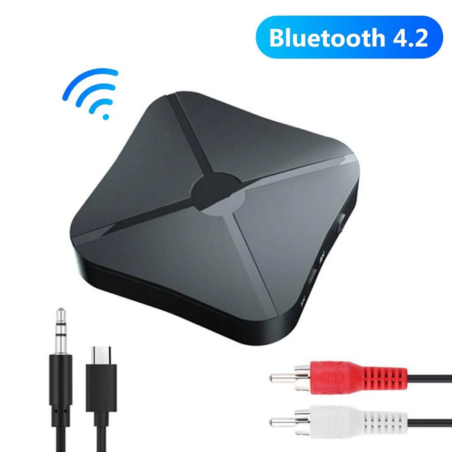 Bluetooth TX\RX адаптер KN319, v4.2, аккумулятор (Блютуз приёмник\передатчик)