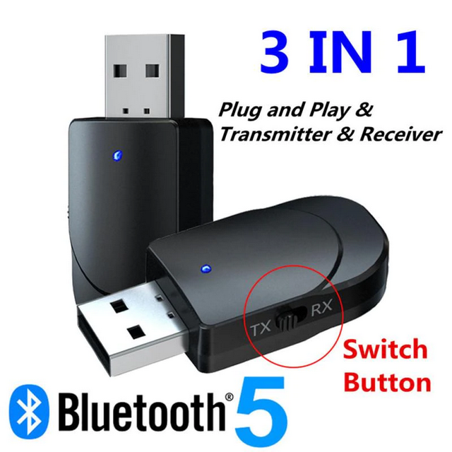 Bluetooth TX\RX адаптер KN330, v5.0 (Блютуз приёмник\передатчик) - фото 6 - id-p178627625