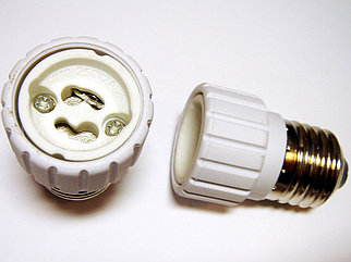 GTV LIGHTING Патрон-переходник с цоколя E27 на GU10, AE-27GU10-00, 5908231302540 (CN)