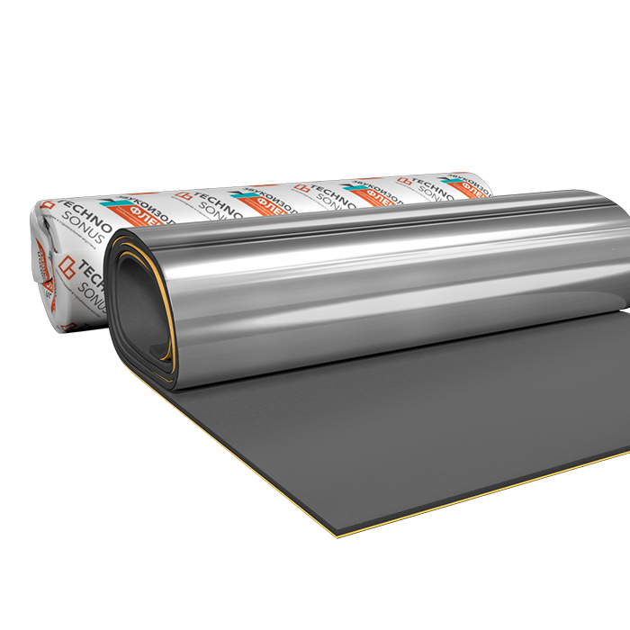 Звукоизол Флекс АЛ, звукоизоляционная мембрана 12 мм, (2,5м x 1м х 12мм) 2,5м2/рул - фото 1 - id-p153312144