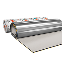 Звукоизол Флекс АЛ смк, звукоизоляционная мембрана 12 мм, (2,5м x 1м х 12мм) 2,5м2/рул