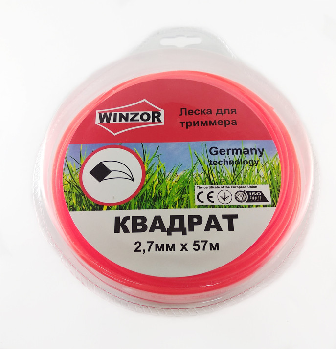Леска для триммера 2.4 мм. Квадрат(72м)