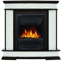 Портал Firelight Scala Classic (камень сланец скалистый белый/шпон темный дуб)