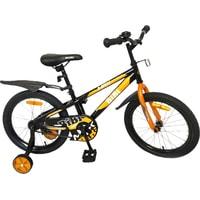 Детский велосипед Bibi Max 18 18.SC.MAX.BK0 (черный/оранжевый, 2020)