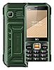 Кнопочный телефон BQ-Mobile BQ-2824 Tank T (зеленый)