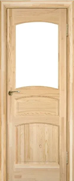 Двери массив сосны Модель №16 ДО Без отделки - фото 1 - id-p178642239