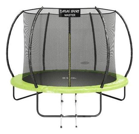 Батут Atlas Sport 252 см - 8ft Master (с лестницей, зеленый)