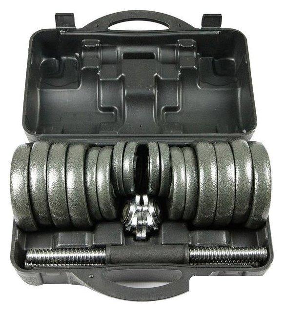 Гантели Atlas Sport Металлические в чемодане 2x15 кг