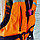 Жилет спасательный с подголовником (с наполнителем, ткань Oxford, оранж./хаки). Имеет доступ На вес до 130 кг, фото 2