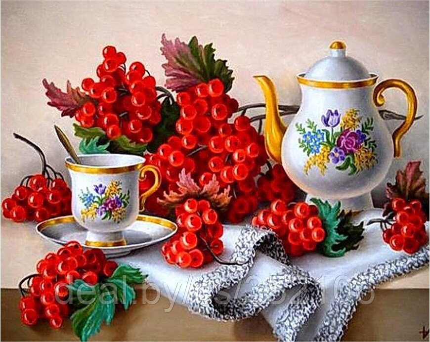 Рисование по номерам "Калина красная" картина