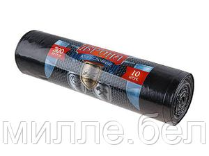 Мешки для мусора, 360 л, 5 шт, "БРОНЯ", черные, РОМАШКА (120х160см/60мкм)