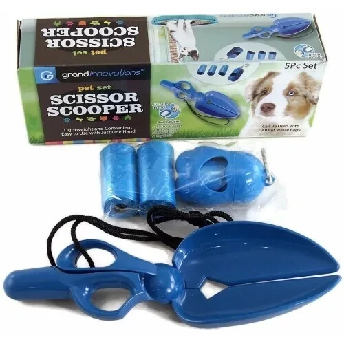 Ножницы совок для уборки собачьих экскрементов Scissor scooper - фото 1 - id-p178649509