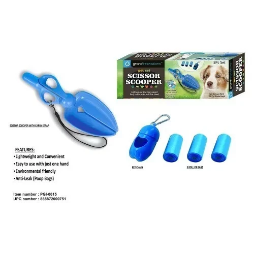 Ножницы совок для уборки собачьих экскрементов Scissor scooper - фото 3 - id-p178649509