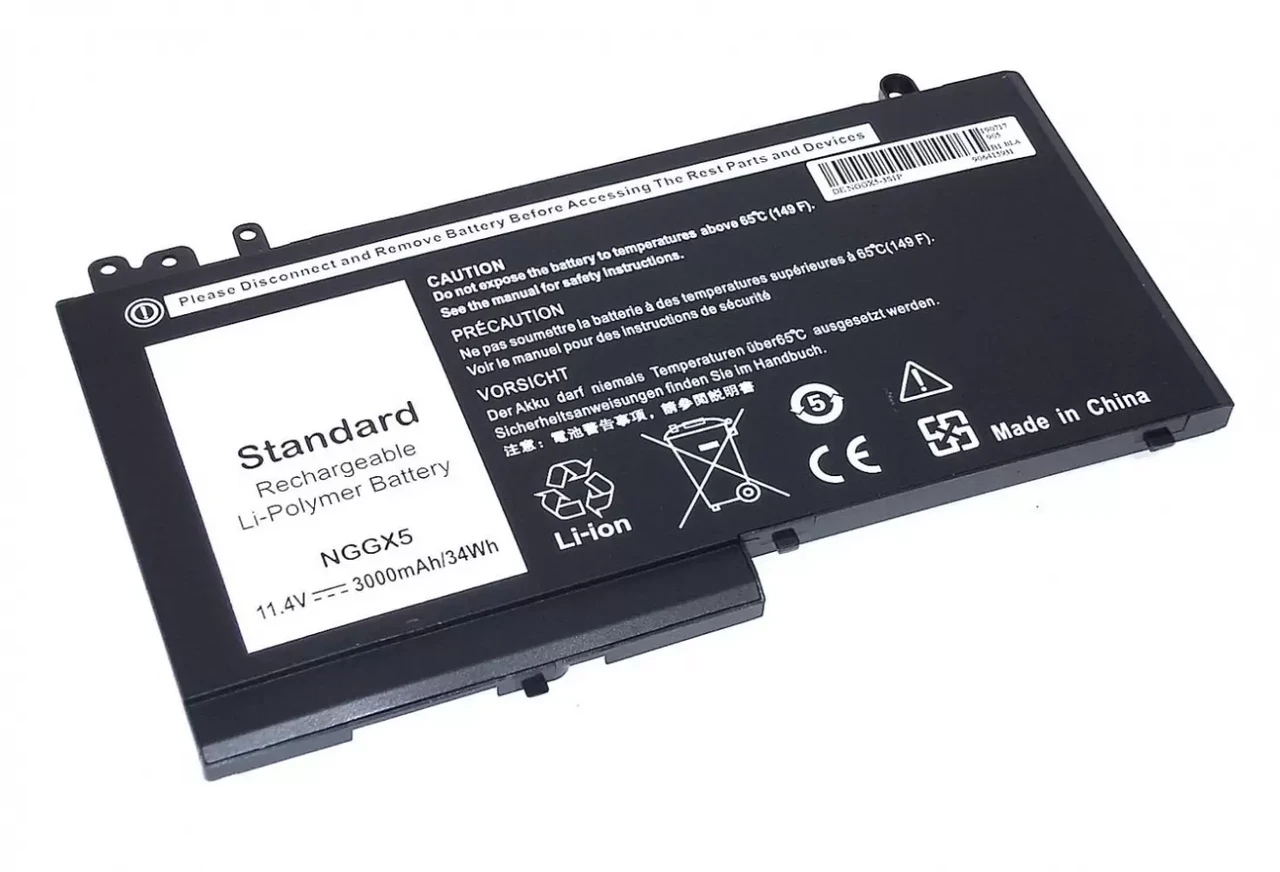 Аккумулятор (батарея) для ноутбука Dell Latitude 12-E5270, 11.4В, 3000мАч черная OEM
