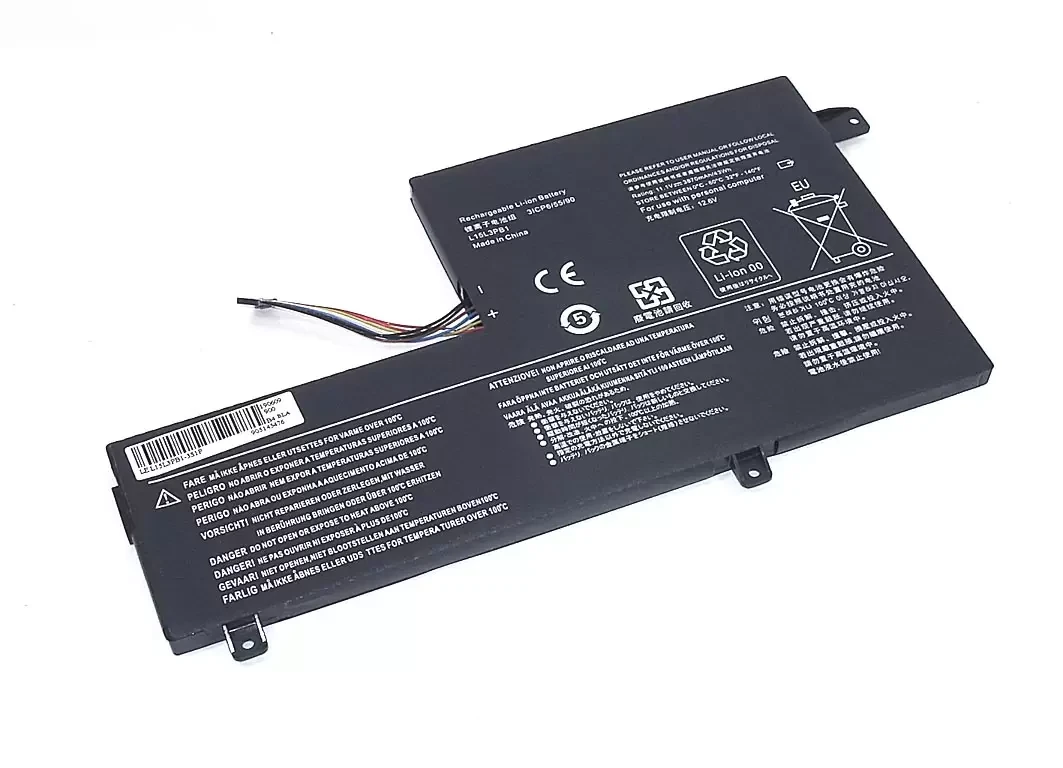 Аккумулятор (батарея) для ноутбука Lenovo ChromeBook (L15L3PB1-3S1P), 11.1В, 43Wh, черный (OEM)
