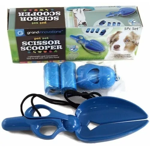 Ножницы совок для уборки собачьих экскрементов Scissor scooper