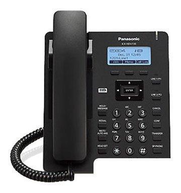 Телефонный аппарат Panasonic KX-HDV130 (черный), фото 2
