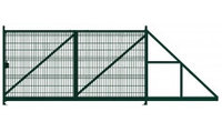 Ворота откатные Profi 2,03х6,0 RAL 6005 вправо