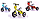 Трехколесный детский велосипед  Божья коровка Музыкальный  , цвета в ассортименте (арт.816-5P), фото 2