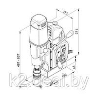 Магнитный сверлильный станок BDS Maschinen MAB-525, фото 6