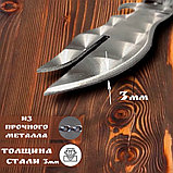 Нож-вилка для снятия мяса барбекю (мультитул для гриля), фото 5