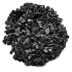 Мраморная крошка чёрная, фракция размер 7-12 мм, мешок 30 кг