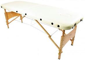 Массажный стол Atlas Sport складной 2-с 60 см деревянный без аксессуаров (бежевый), фото 2