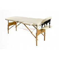Массажный стол Atlas Sport складной 2-с деревянный 70 см (бургунди), фото 2