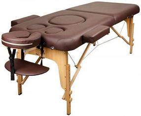 Массажный стол для беременных Atlas Sport 70 см складной 2-с деревянный (коричневый)
