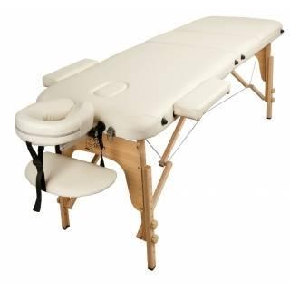 Массажный стол Atlas Sport 60 см складной 3-с деревянный + сумка в подарок (белый), фото 2