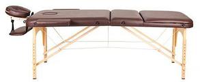 Массажный стол Atlas Sport 70 см складной 3-с деревянный (коричневый), фото 2
