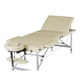 Массажный стол складной Atlas sport 70 см 3-с алюминиевый (бежевый), фото 2
