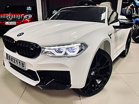 Детский электромобиль RiverToys BMW M5 A555MP (белый) Лицензия