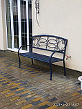 Скамейка кованая №19, фото 4