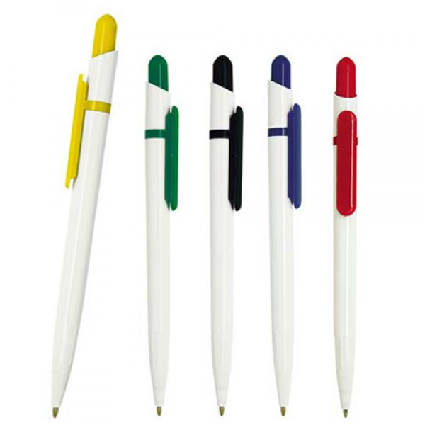 Ручка авт. шариковая XIAOMI 623, синяя, 0,7 мм, круглый пластик. корпус, 4 дизайна, арт. 623