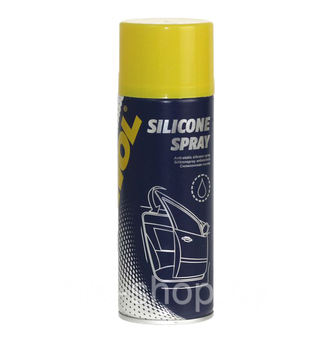 Смазка силиконовая водоотталкивающая для пластика и резины аэрозоль 200мл MANNOL 9953 Silicone Spray