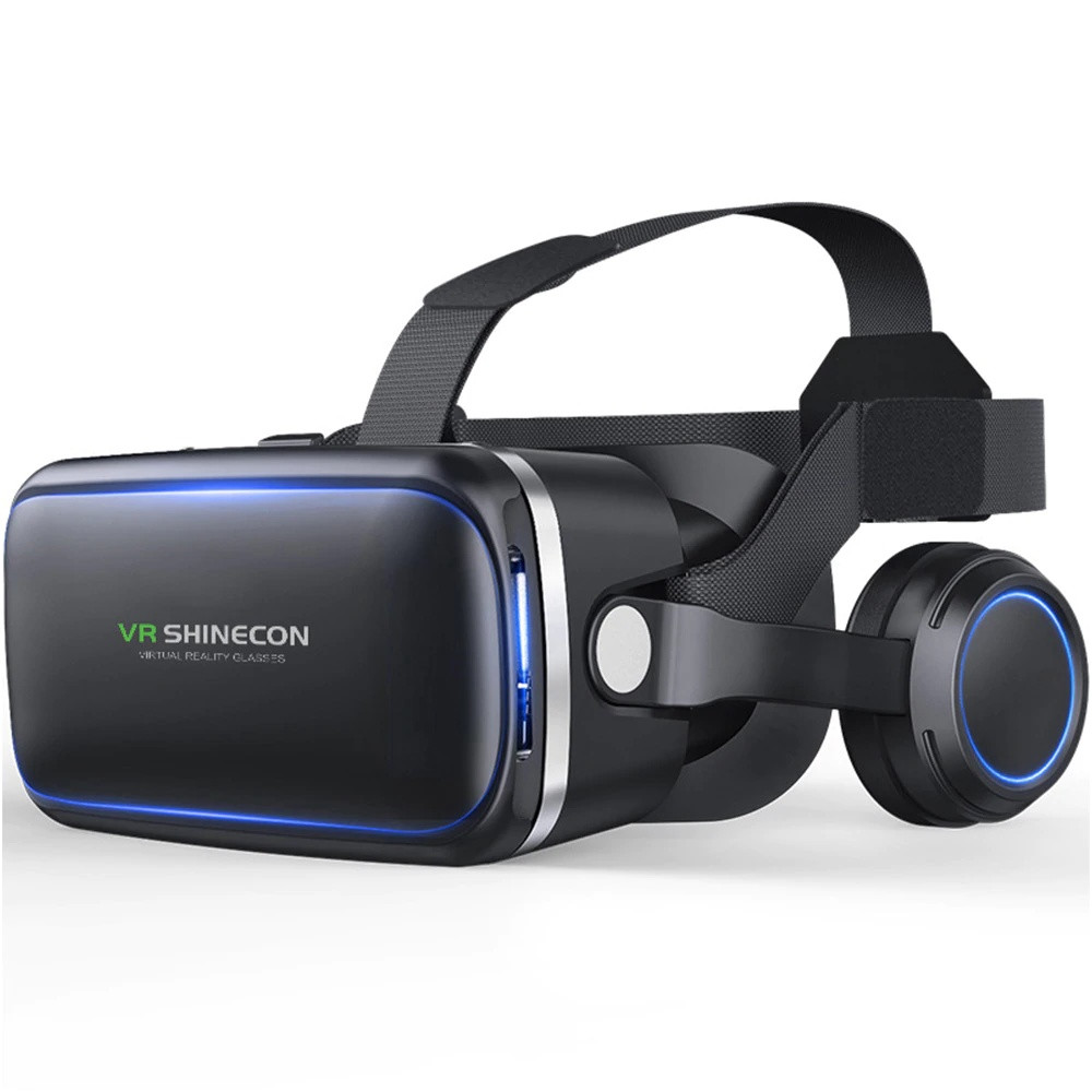 Очки виртуальной реальности 3 D VR Shinecon 6.0 с наушниками - фото 4 - id-p178677223